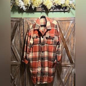 Plaid Women’s  - Orange and Brown
Extra Long